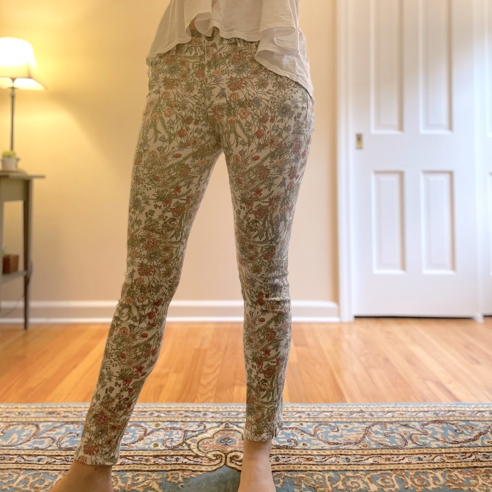 Jack Wills floral jeans